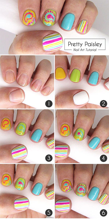 Easy Summer Nail Art Tutorial Easy Summer Nail Art Tutorial
