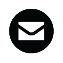Email Icon Black Circle