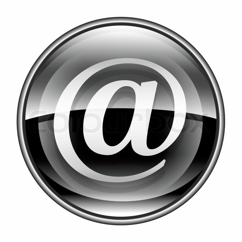 Email Symbol Black and White