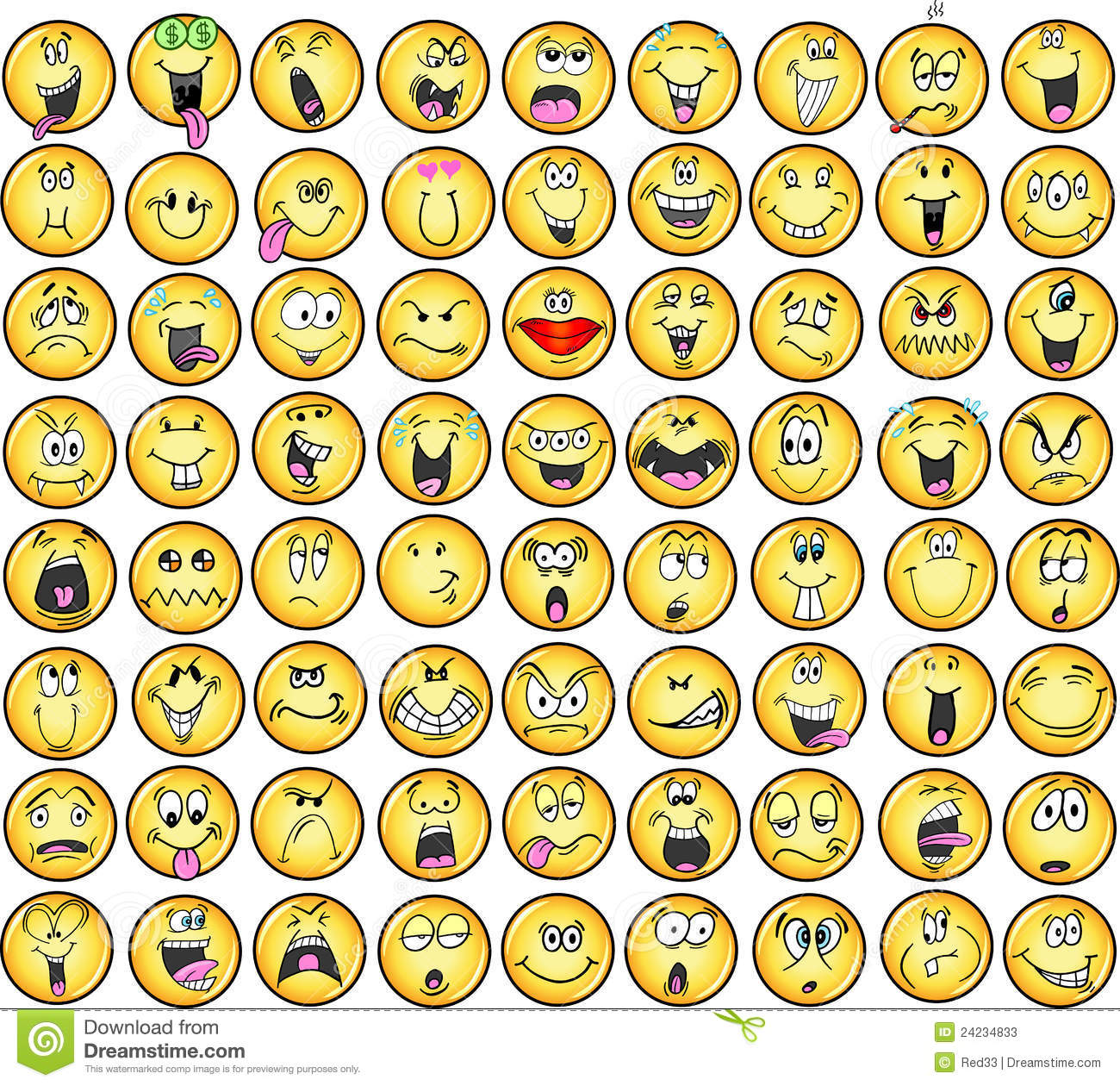 Emotional Icons Emoticons