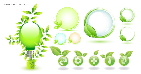 Environmental Green Leaf Vectors