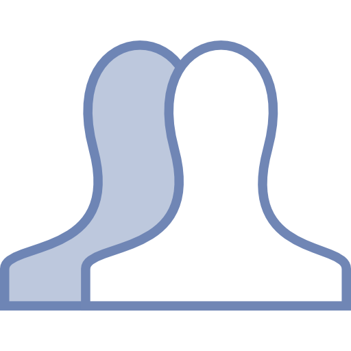 Facebook Friends Icon Vector