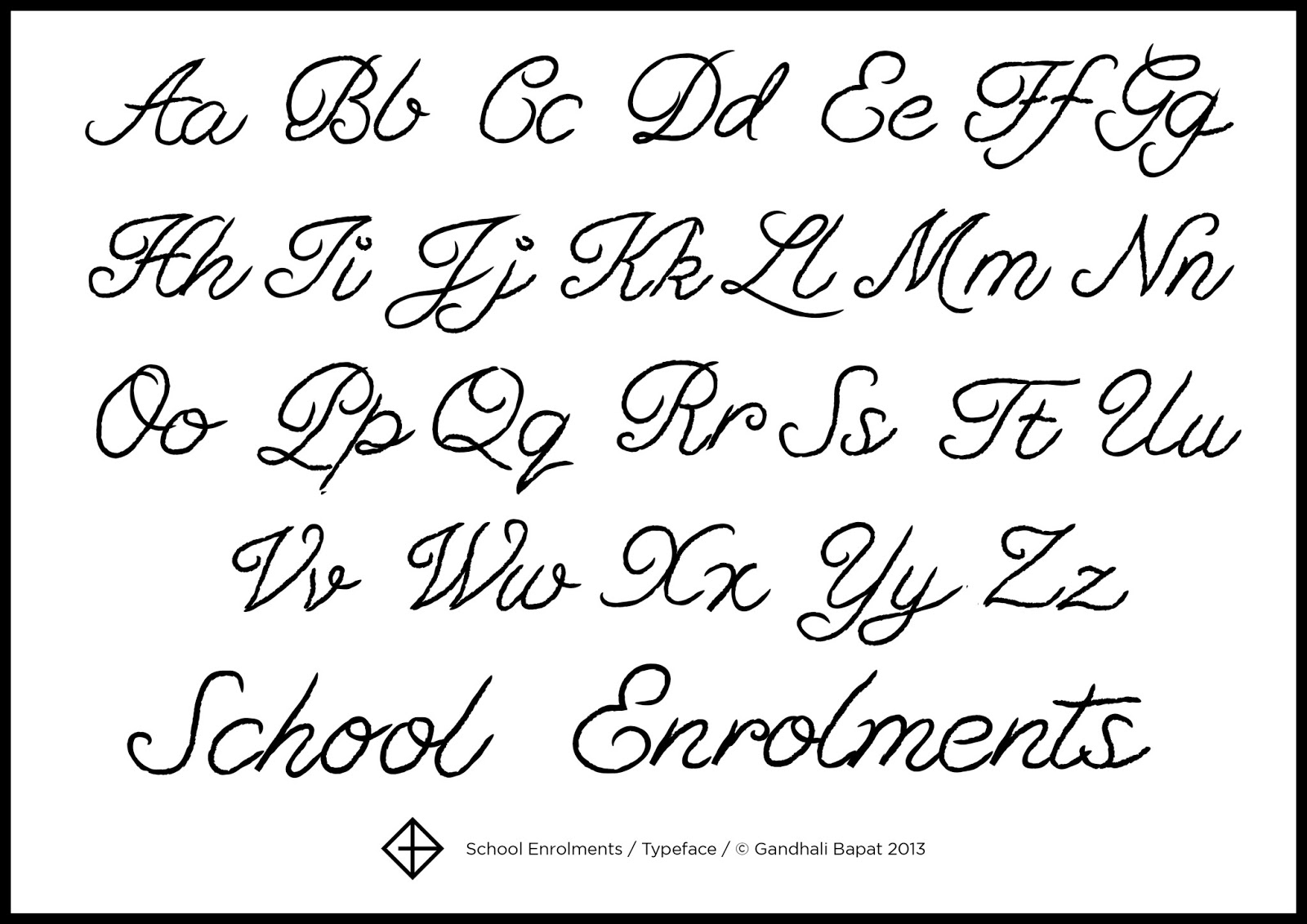 Fancy Cursive Letter Font