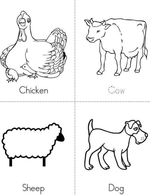 Farm Animal Templates Printable Free