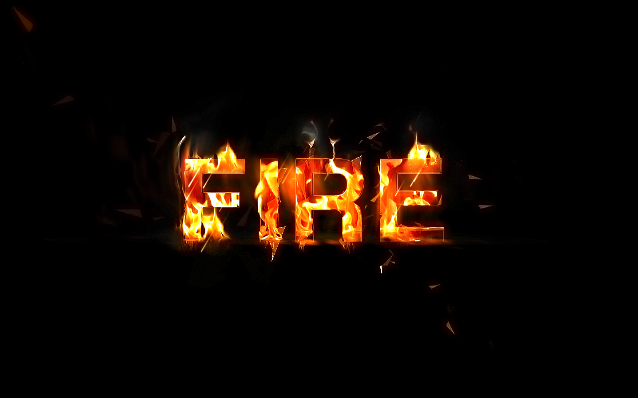 17 Fire Font Photoshop Images