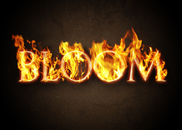 Fire Text Effect Photoshop