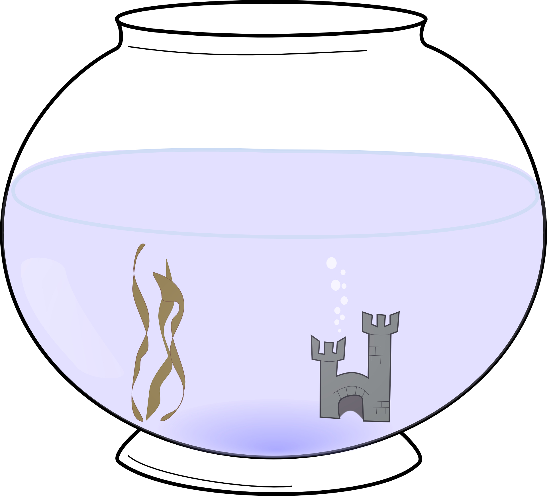 Fish Bowl Clip Art Free