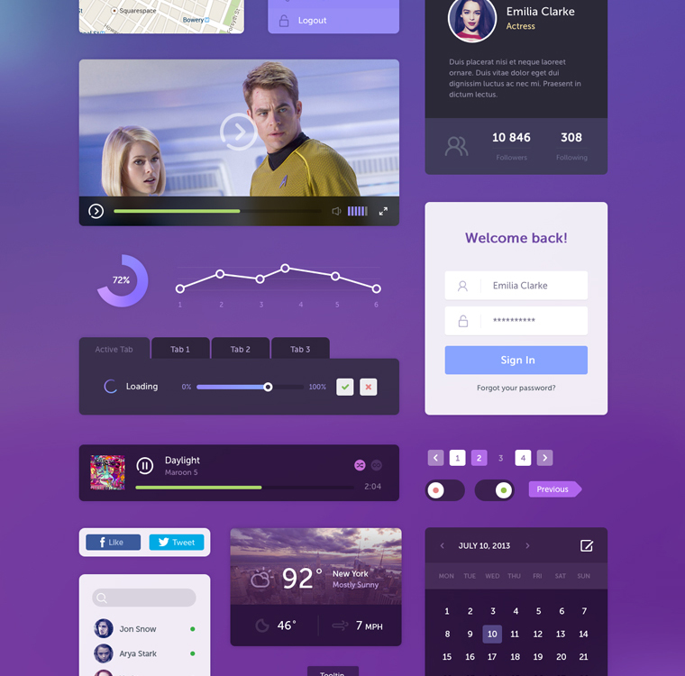 Flat UI Design