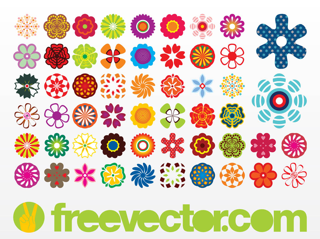 Flower Icon Vector Free