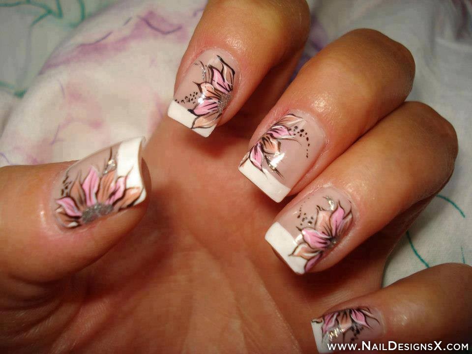 Flower Nail Art Design Flower Nail Art Design