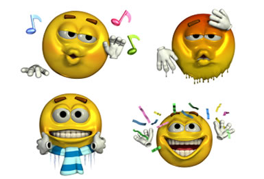 8 Animated Moving Emoticons Free Images