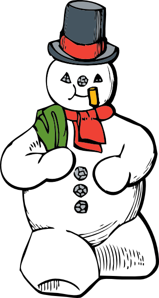 Free Animated Snowman Clip Art