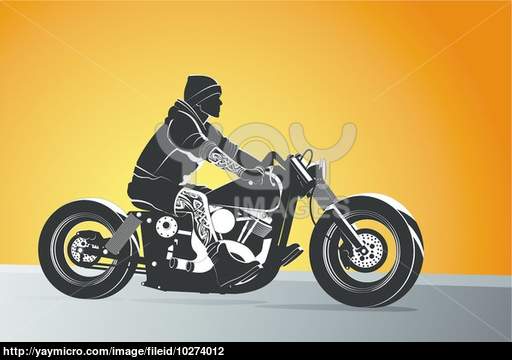 Free Chopper Motorcycle Vector