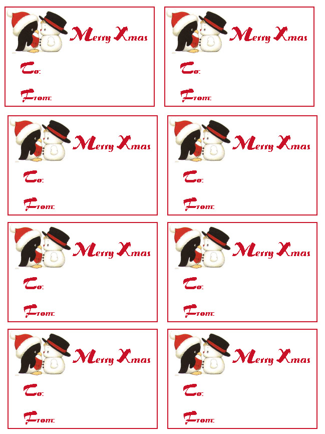 12 Christmas Gift Tag Templates Images Free Printable Christmas Gift