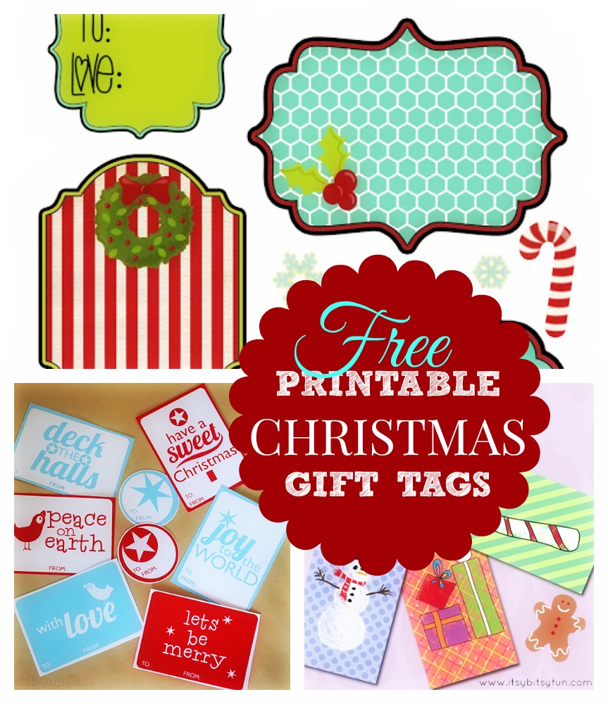 Free Printable Christmas Gift Tags