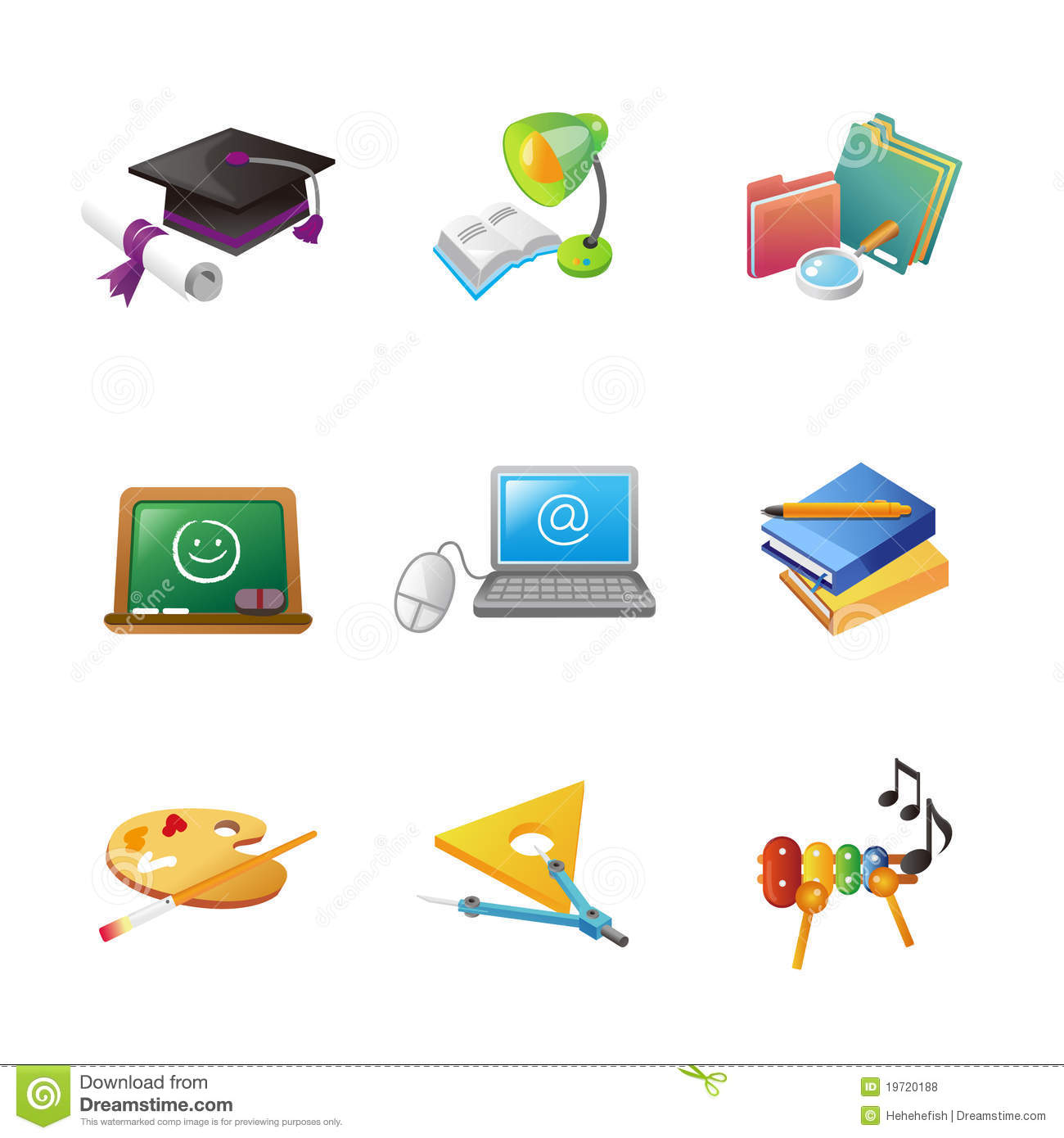 Free Vector Icons School