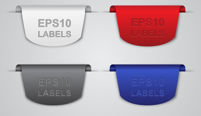 Free Vector Labels