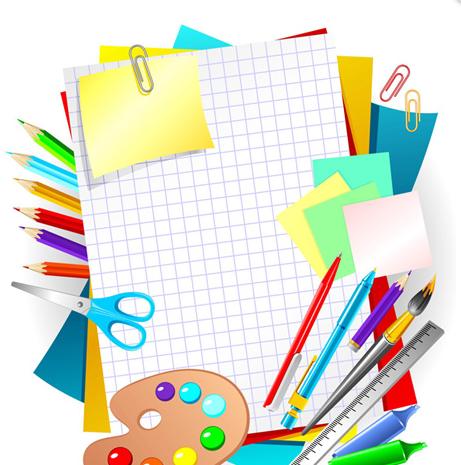 Free Vector School Supplies