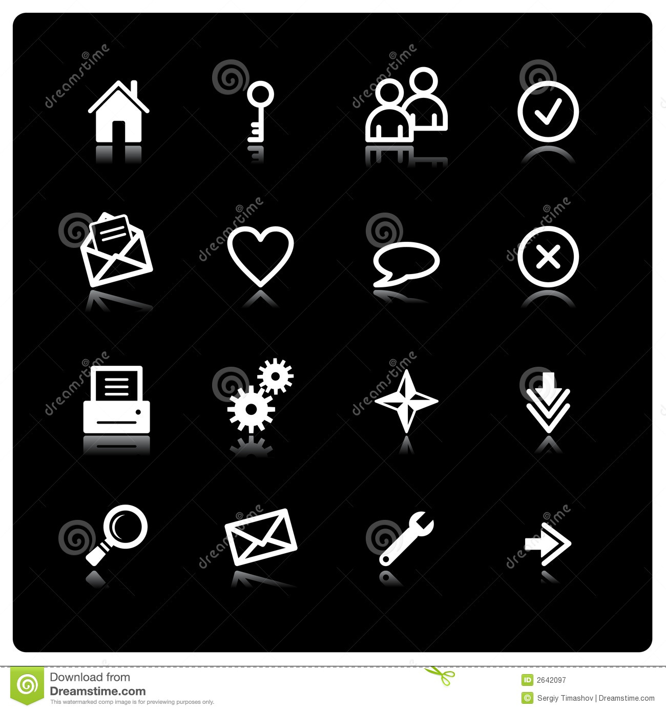 Free Web Icons Black and White