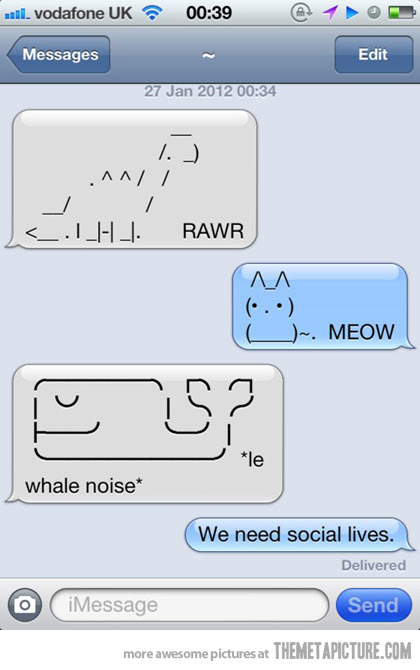Funny Animal Text Messages