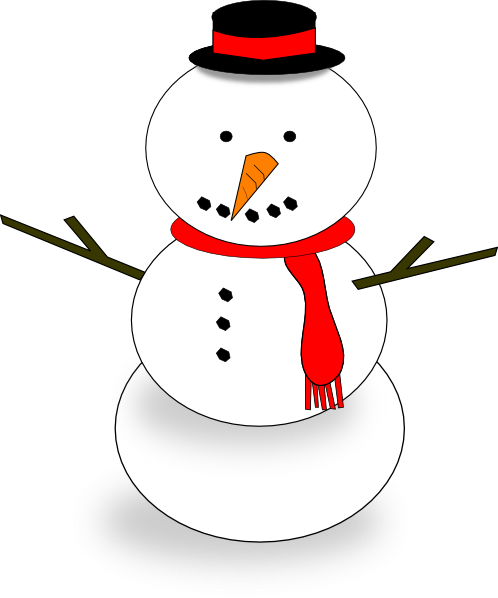 Google Snowman Clip Art