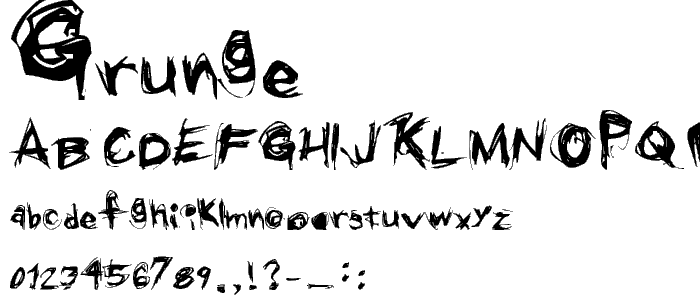 Grunge Fonts Grunge Fonts