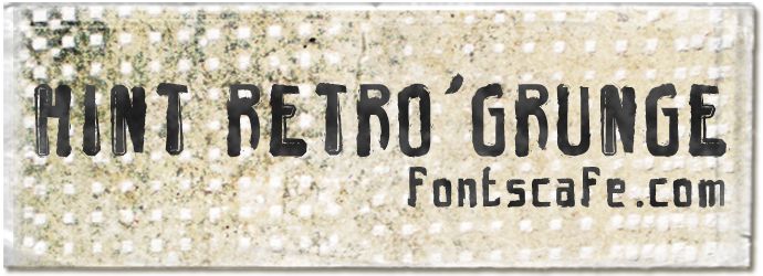 Hint Retro Grunge Font Hint Retro Grunge Font