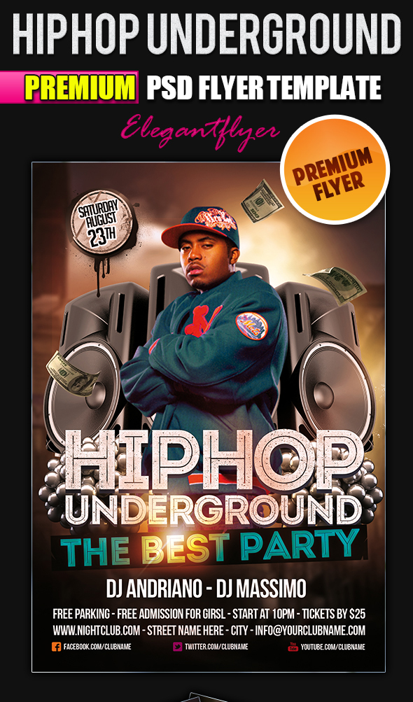 Hip Hop Flyer Templates