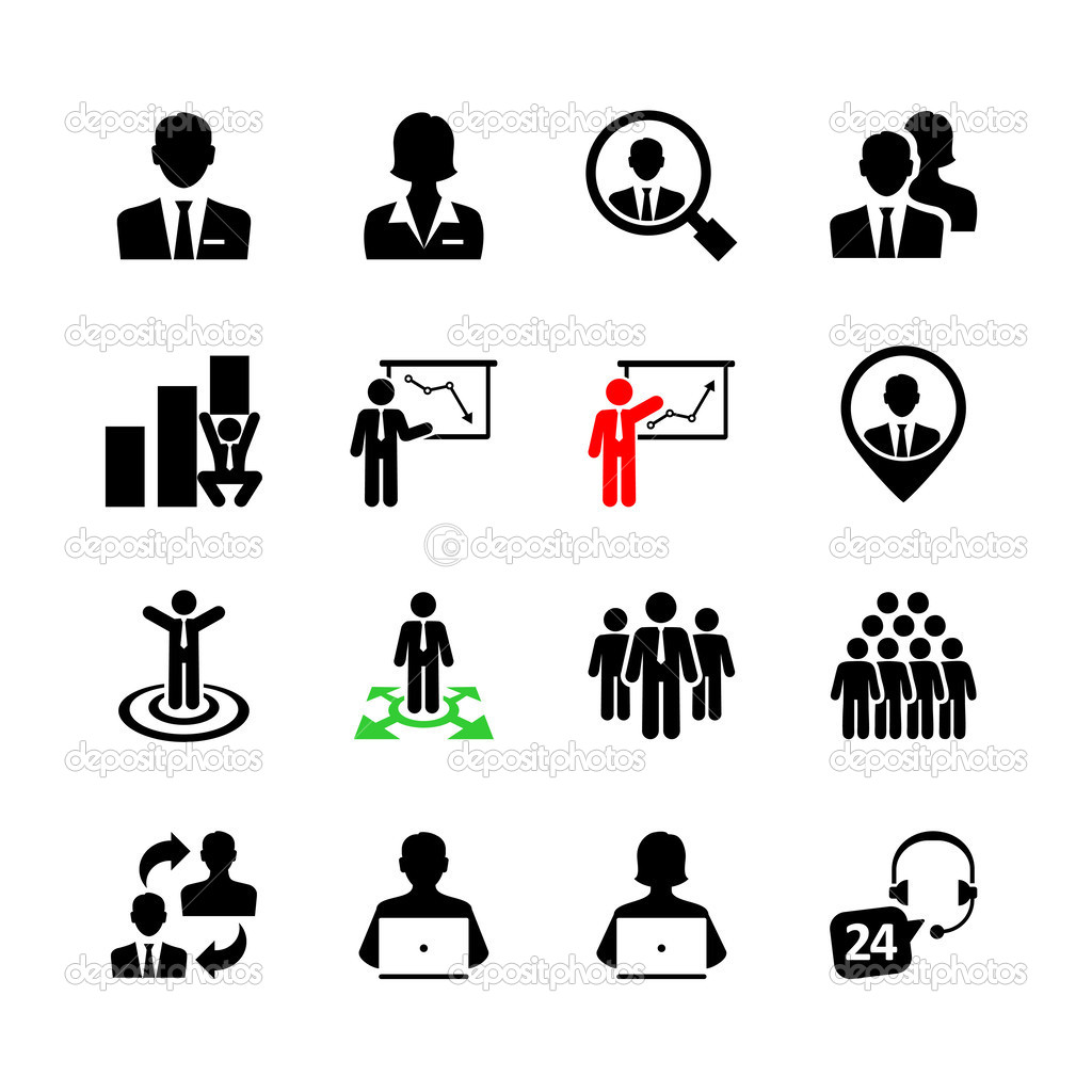 Human Resources Icon Set