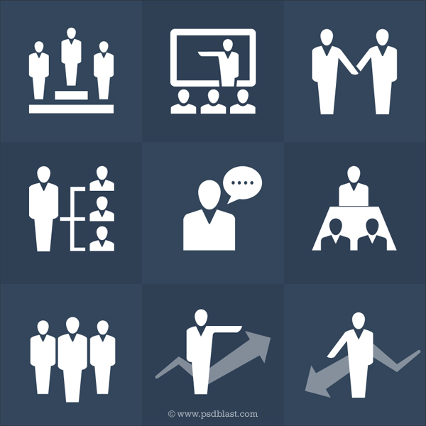 13 Human Resources And Management Icons Images