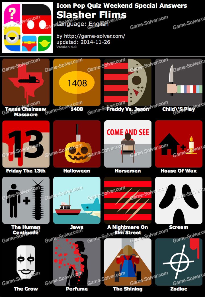 Icon Pop Quiz Answers