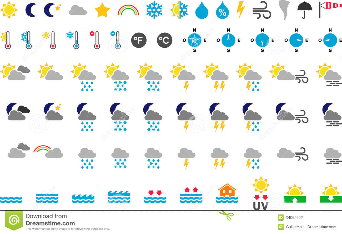 Icon Weather Symbols