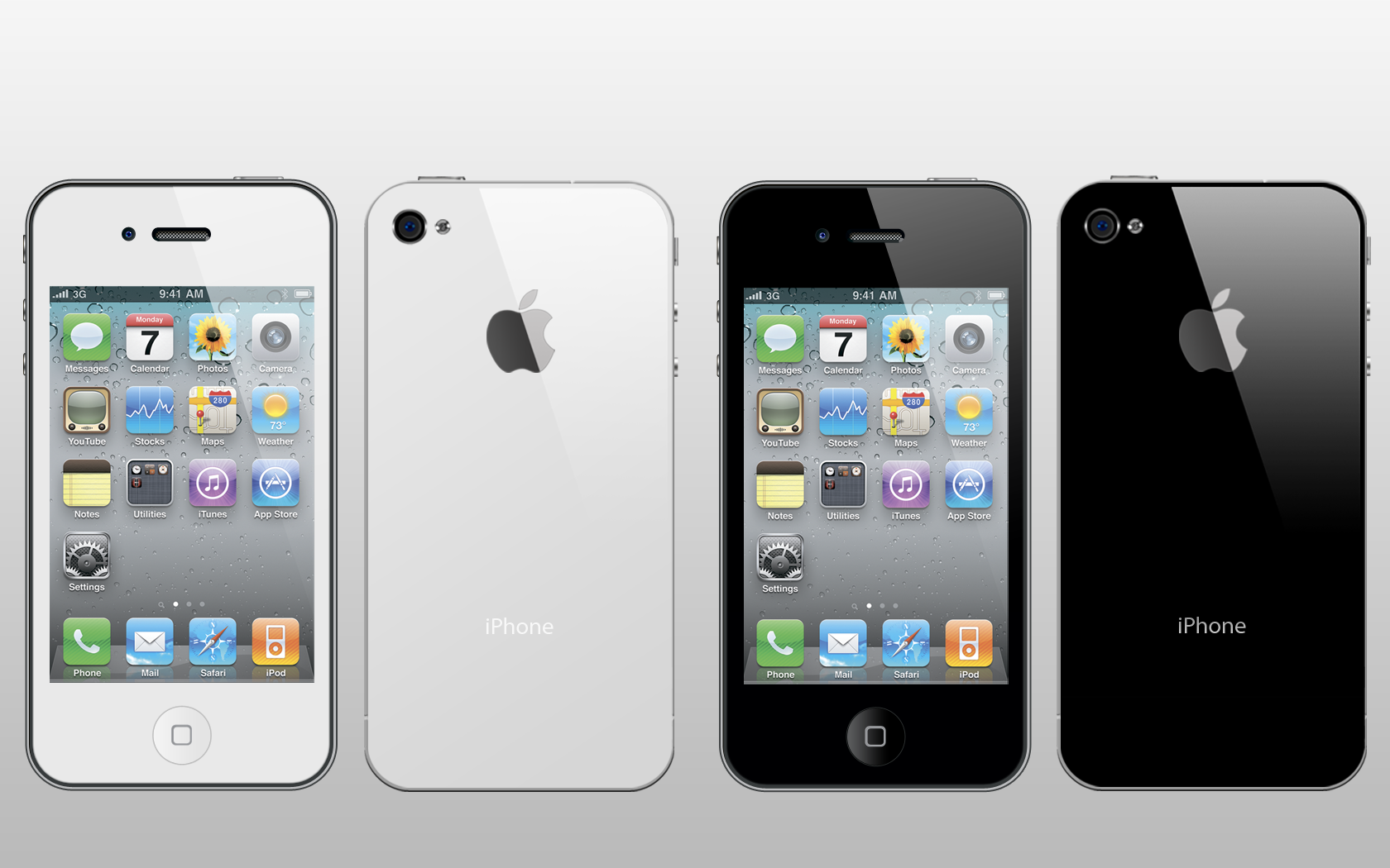 iPhone 4 PSD iPhone 4 PSD