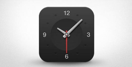 iPhone Clock App Icon