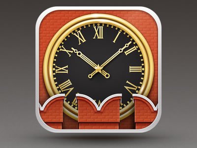 iPhone Clock App Icon