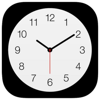 iPhone iOS 7 Clock Icon