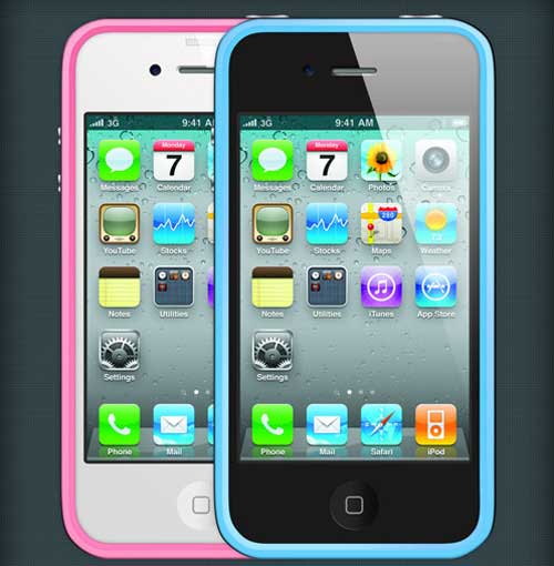 iPhone PSD Template iPhone PSD Template