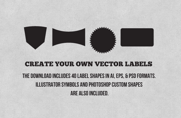 Label Shapes Vector