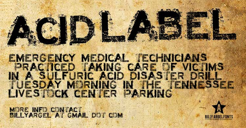 Label Vintage Font Label Vintage Font