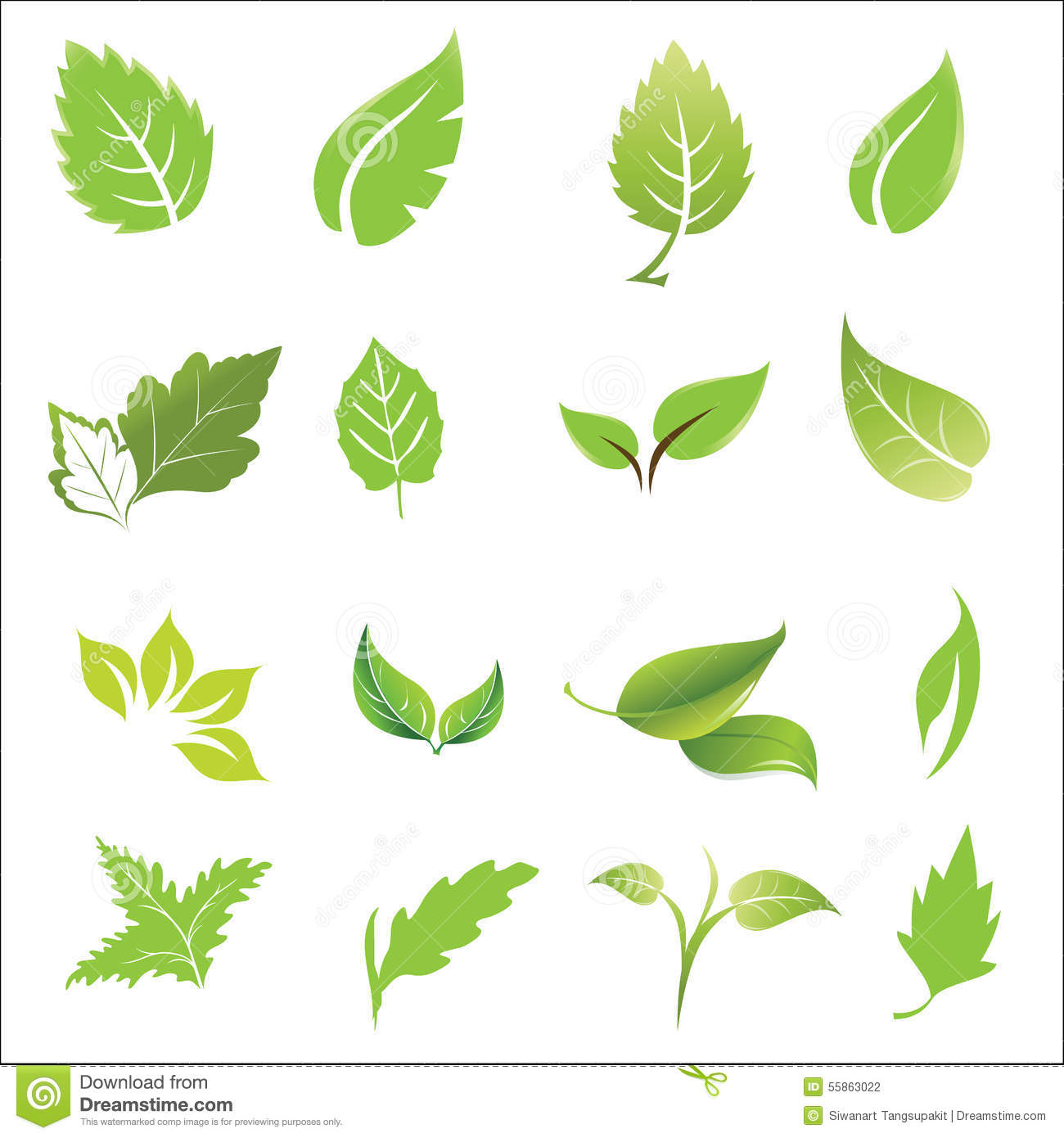 Leaves Vector Icons