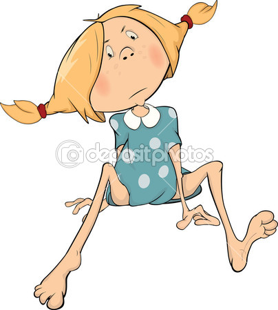 12 Photos of Stock Vector Cartoon Little Girl