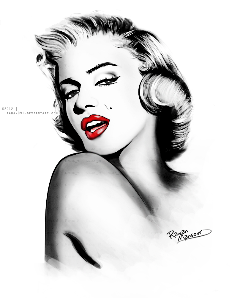 Marilyn Monroe Cartoon Clip Art