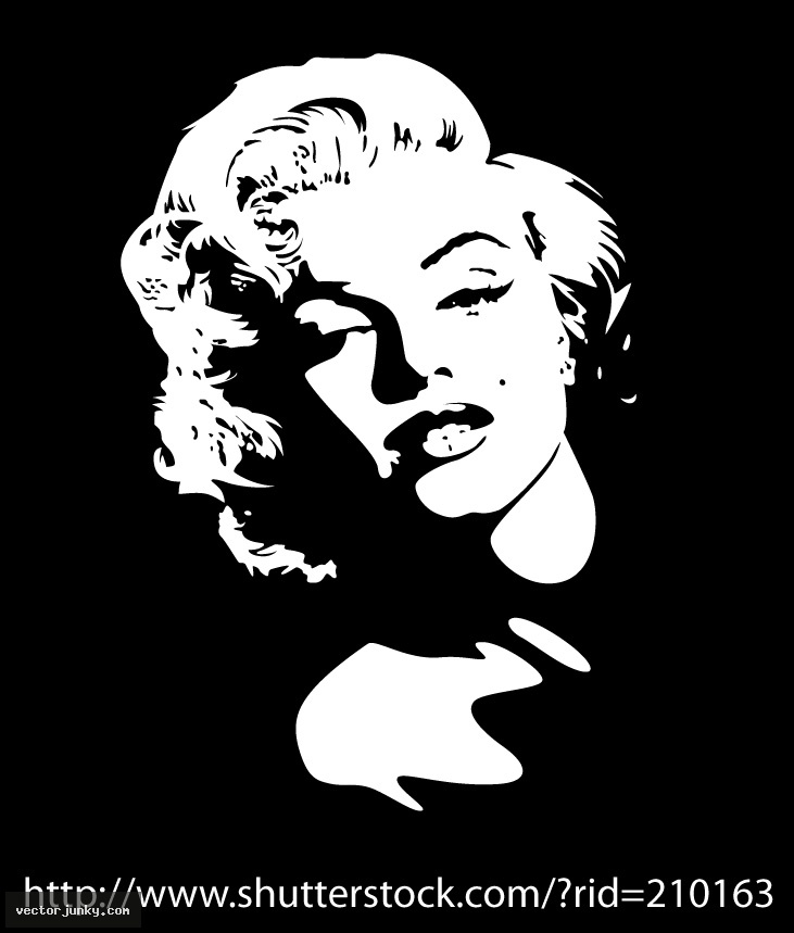 Marilyn Monroe Vector Free