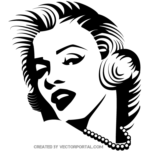 Marilyn Monroe Vector Free