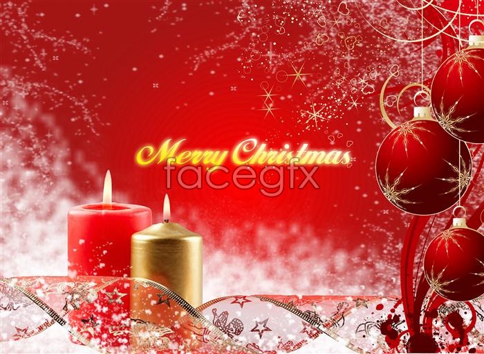 11 Christmas Photoshop Backgrounds PSD Files Images