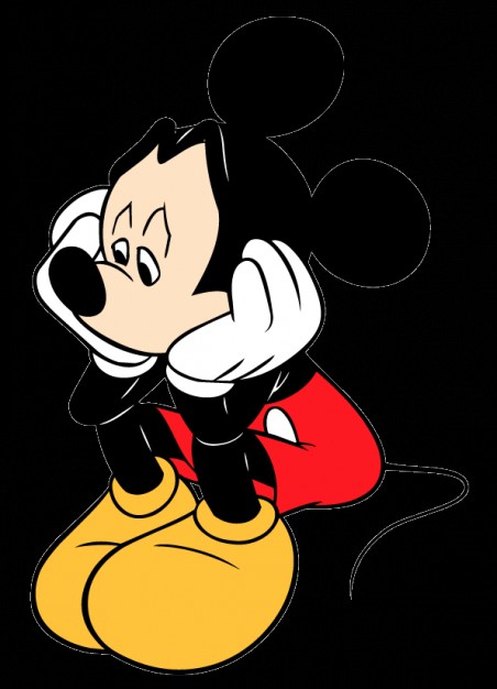 Mickey Mouse Sad