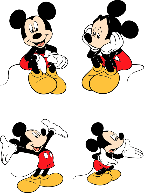 Mickey Mouse Vector Free