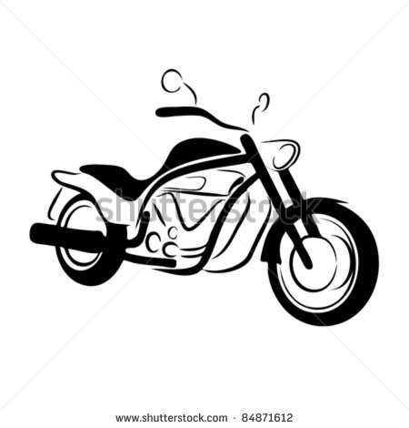 Motorcycle Vector Art