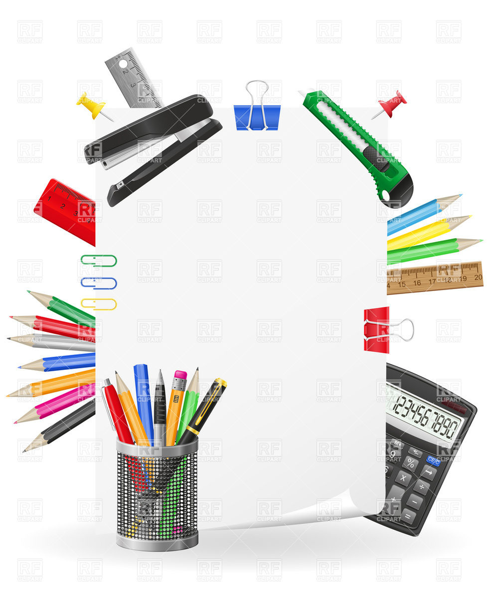 Office-Supplies Clip Art Free