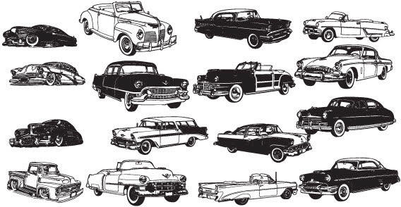 Old Car Vector Free